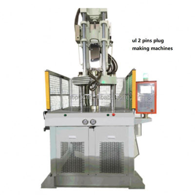 VERTICAL Injection Molding Machine UL 2 Vertical Pins Plug Making Machinery